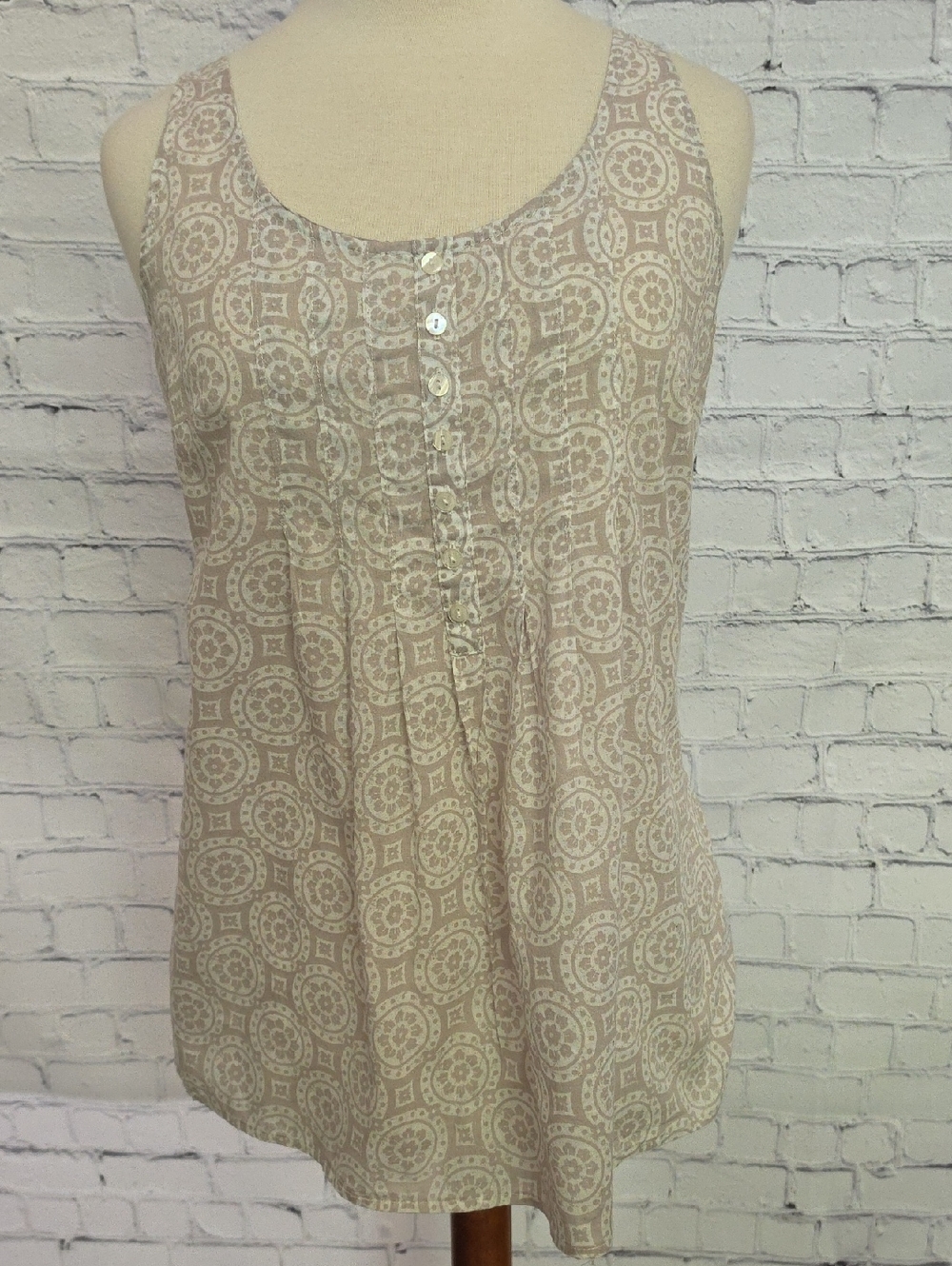 Merona Medallion Print Sleeveless Top